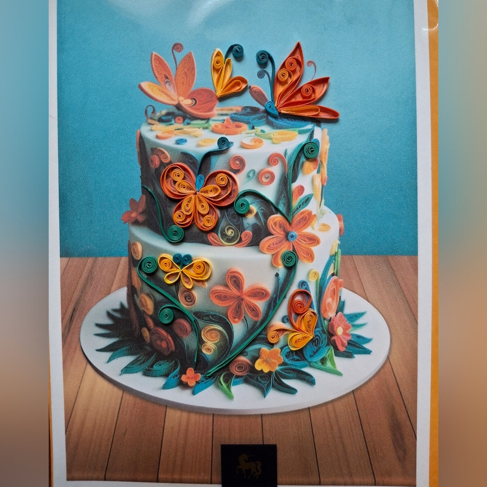 Niquea.D Birthday Quilling Card NB-2124